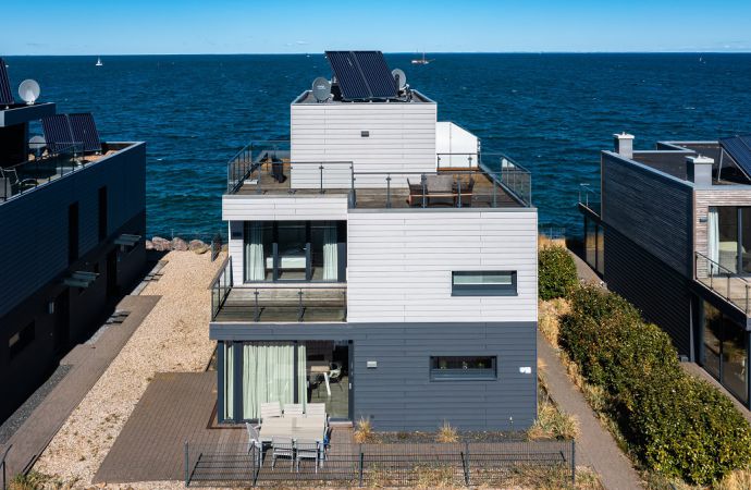 Doppelhaushälfte mit Blick auf die freie Ostsee
